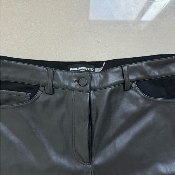 Karl Lagerfeld leather pants - Picture 2 of 4